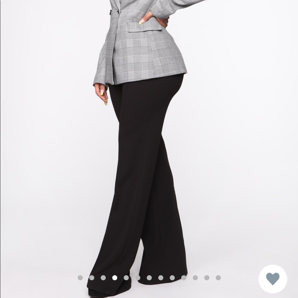 NWT Fashion Nova Victoria High Waisted Black Pant